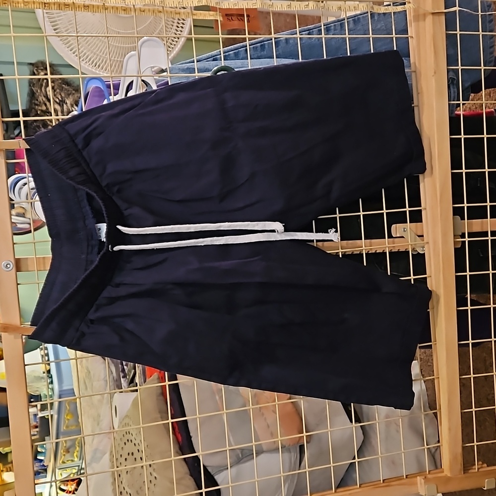 Pre loved from mom's closet. Like NEW Only worn 1 time. Women's shorts dark blue
